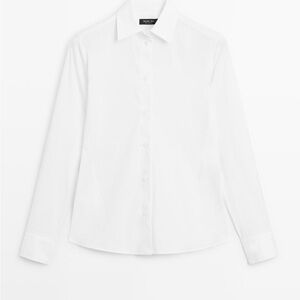 Massimo Dutti Crisp White Shirt